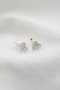 Heliophilia Silver Pendientes de Plata de Ley 925